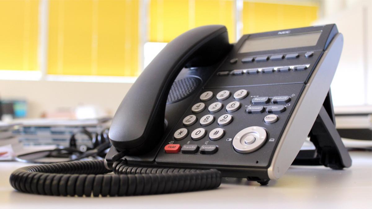 IMPORTANT NOTICE: PHONE LINES DOWN