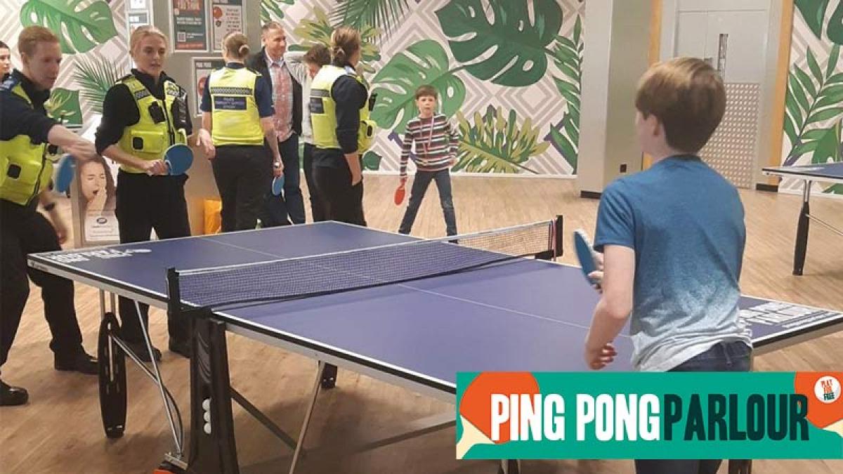 ÔÇśPong with PoliceÔÇÖ builds bridges in Bishops Stortford