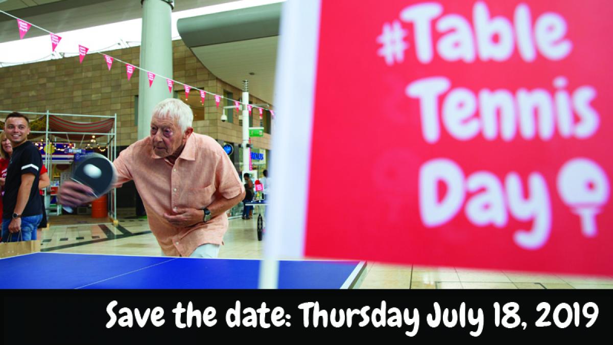 Save the date for #TableTennisDay