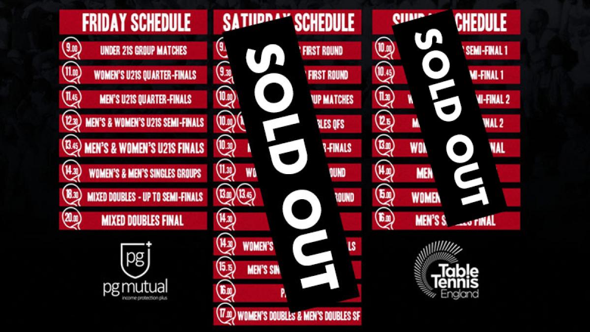 Weekend sell out at PG Mutual Nationals!